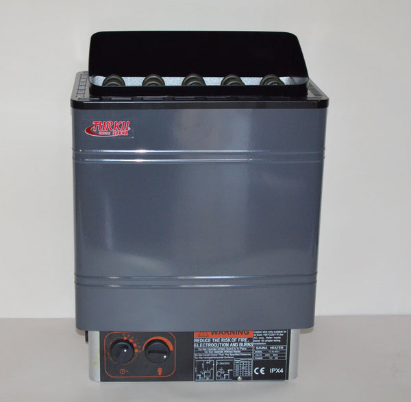 OPEN BOX 240V 6KW 300Cu.Ft TURKU WET & DRY SAUNA HEATER STOVE BUILTIN
