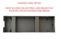 RX120i-KS100A FULL SET 12KW STEAM SHOWER BATH GENERATOR WITH VAPOR-PROOF KS-100A CONTROL PAD, STEAM HEAD AND AUTO DRAIN SYSTEM (SPECIAL EDITION VERSION, CUSTOM BUNDLE SET)