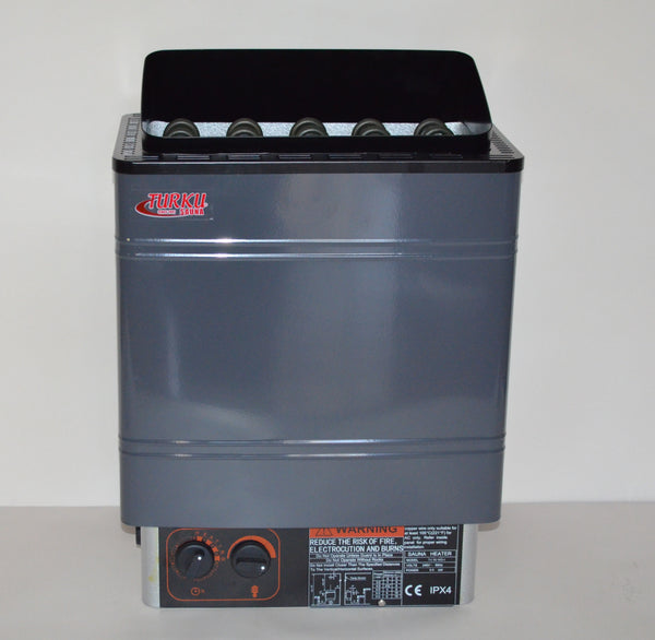 6KW TURKU FIRMER STRUCTURE WET & DRY SAUNA SPA HEATER STOVE BUILT-IN CONTROLLER