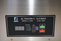 DSA420SE-GL2 20L 5.3GAL 1120W "COMMERCIAL+EXTRA POWER" SERIES DUAL 20 or 40 KHz FREQUENCY DIGITAL HEATED INDUSTRIAL STAINLESS STEEL ULTRASONIC PARTS CLEANER MACHINE WITH INBOARD BASKET AND TOP COVER LID