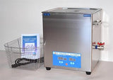 DSA420SE-SK2 20L (5.3GAL) 1120W 40 KHz DIGITAL HEATED INDUSTRIAL STAINLESS STEEL ULTRASONIC PARTS CLEANER WASHER MACHINE WITH INBOARD BASKET AND TOP COVER LID