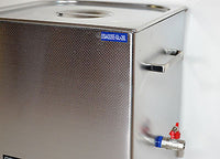 DSA420SE-GL2 20L 5.3GAL 1120W "COMMERCIAL+EXTRA POWER" SERIES DUAL 20 or 40 KHz FREQUENCY DIGITAL HEATED INDUSTRIAL STAINLESS STEEL ULTRASONIC PARTS CLEANER MACHINE WITH INBOARD BASKET AND TOP COVER LID