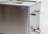 DSA420SE-GL2 20L 5.3GAL 1120W "COMMERCIAL+EXTRA POWER" SERIES DUAL 20 or 40 KHz FREQUENCY DIGITAL HEATED INDUSTRIAL STAINLESS STEEL ULTRASONIC PARTS CLEANER MACHINE WITH INBOARD BASKET AND TOP COVER LID