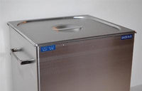DSA420SE-SK2 20L (5.3GAL) 1120W 40 KHz DIGITAL HEATED INDUSTRIAL STAINLESS STEEL ULTRASONIC PARTS CLEANER WASHER MACHINE WITH INBOARD BASKET AND TOP COVER LID