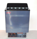 TURKU TU90WD-OD - RESIDENTIAL 9KW 240V WET & DRY SAUNA HEATER STOVE EXTERNAL CON5 DIGITAL CONTROLLER