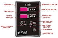 FULL SET: SL-SERIES EXTERNAL DIGITAL CONTROLLER, CONTROLLER CONNECTION CABLE and TEMPERATURE SENSOR  FOR TK TURKU STEAM GENERATOR