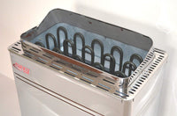 OPEN BOX TURKU 9KW 240V 450 CU.FT STAINLESS-STEEL WET or DRY SAUNA HEATER STOVE DIGITAL CONTROL