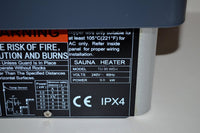 9KW TURKU FIRMER STRUCTURE WET & DRY SAUNA SPA HEATER STOVE BUILT-IN CONTROLLER